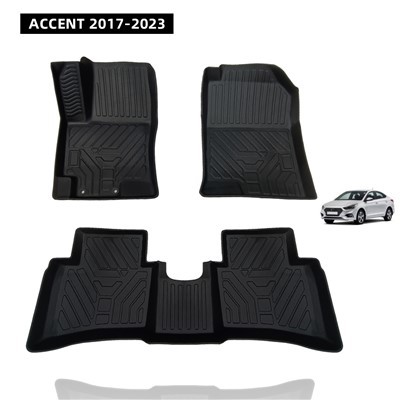Avtomobilski deli Hot Sale Notranjost avtomobila 5D Car Mats Tpe Car Mat Uporabite za Accent
